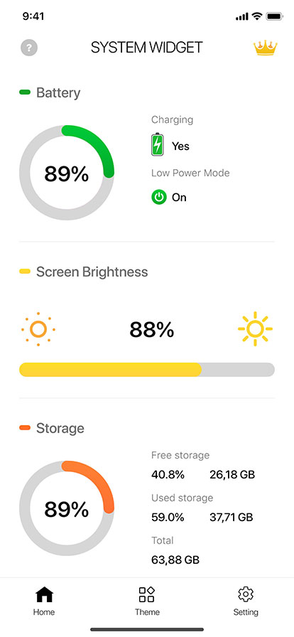 App screenshot