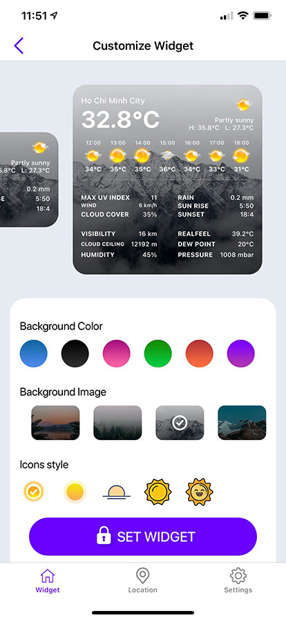 App screenshot